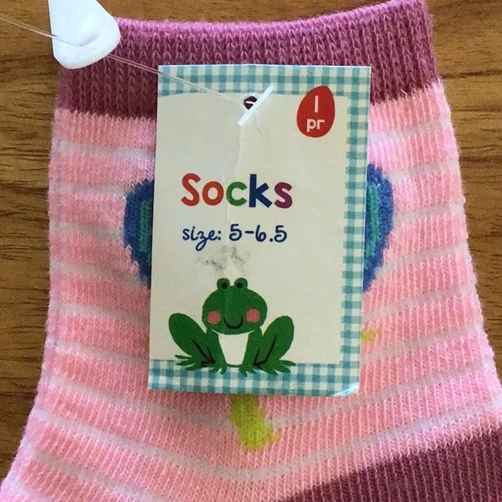 Trio of Colorful Kids Spring Easter Crew Socks - NWT